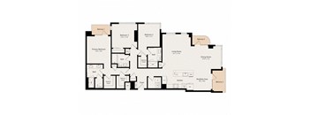 the floor plan of the residence