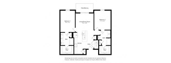 a floor plan of a unit with a floor