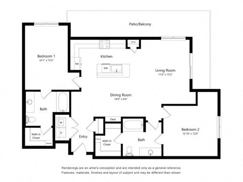 a floor plan of a house with an open floor plan