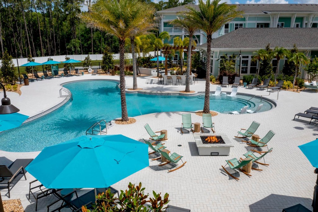 a view of the pool at the resort at longboat key club