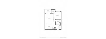 this floor plan is an approximation of a 1 bedroom floor plan
