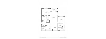 this floor plan is an approximation of our 1 bedroom floor plan