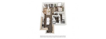 the outlook floor plan  providence residences  460 sq ft