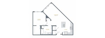a floor plan of a house with blueprint