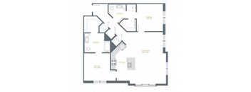 blueprint of a floor plan of a house