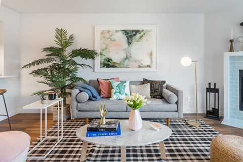 Living Room at The Eden, Seattle, WA 