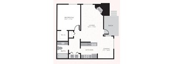 NobHill Floor Plan at The Eden, Washington, 98109