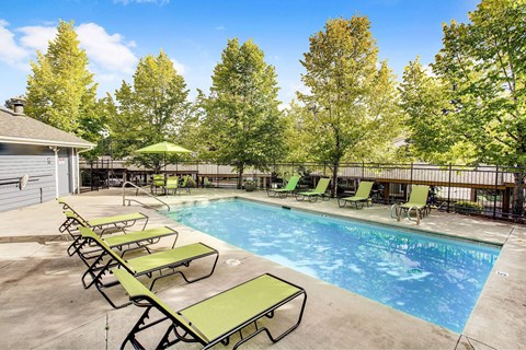 Pool With Sundecks at Vista Ridge, Washington, 98027
