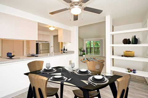 Elegant Dining Space at Vista Ridge, Washington, 98027