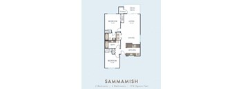 Sammamish Floor Plan at Hidden River Townhomes, Washington, 98034
