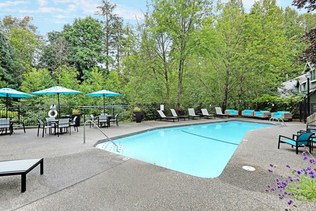 Resort Style Pool at Hidden River Townhomes, Washington