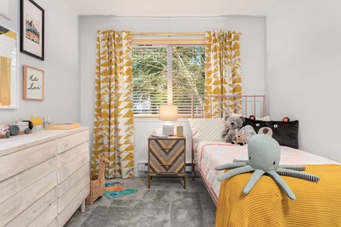 Comfortable Bedroom at Scout, Kirkland, WA