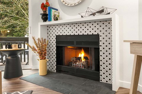 Fireplace at Scout, Kirkland, 98034
