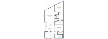 a blueprint of a floor plan of a house