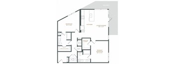 a blueprint of a floor plan of a house