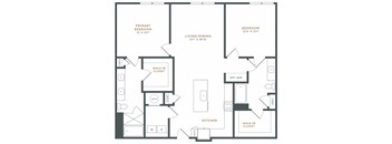 a blueprint of a floor plan of a house