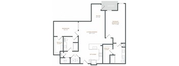 a blueprint of a floor plan of a house