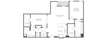 a blueprint of a floor plan of a house