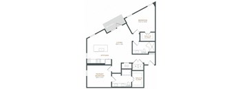 an illustration of a floor plan of a house