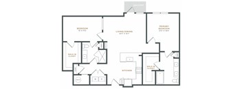 a blueprint of a floor plan of a house