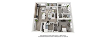 a 1 bedroom floor plan  villas at spring creek