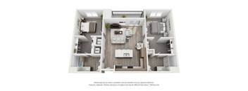 a 1 bedroom floor plan  950 sq ft