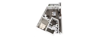 A7 Floor Plan at 422 at the Lake, Texas, 78704