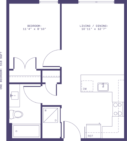 the plan of the ground floor of the house