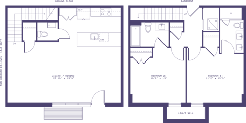 a blueprint of a floor plan of a house