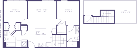 a blueprint of a floor plan of a house