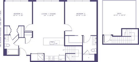a blueprint of a floor plan of a house