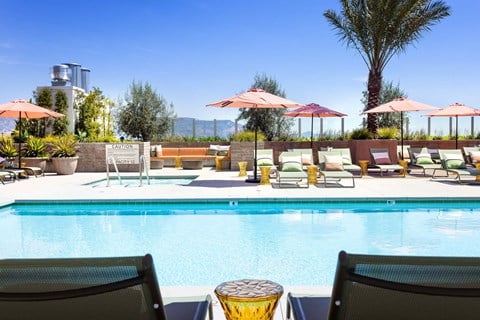 the swimming pool at the resort