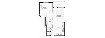 the schematic floor plan of a small house