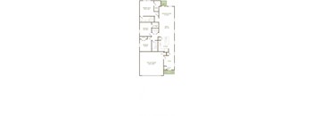 a blueprint of a floor plan of a house