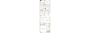 a diagram of a floor plan of a house