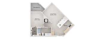 two bedroom floor plan  apartments in the residences at  photo