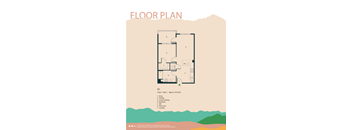 floor plan of the level 1 apartment