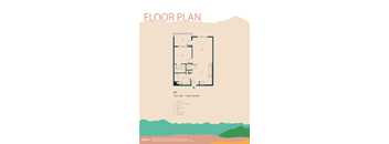 a floor plan of a bedroom apartment