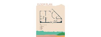 floor plan of the cave house
