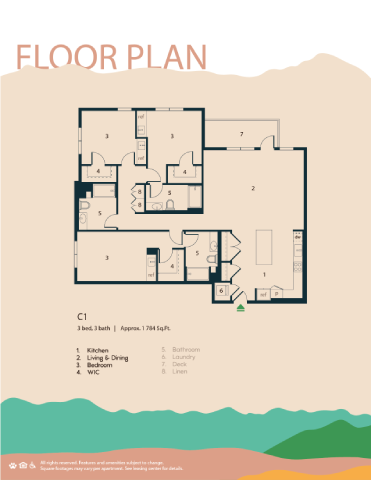 the floor plan of the cave house