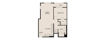 a floor plan of a room with a bed and a closet