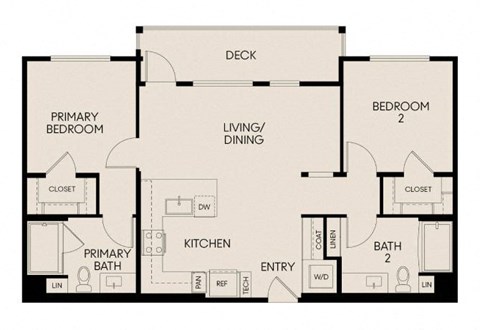 a floor plan of a living room and a bedroom