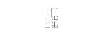 A floor plan of a two-story residential building with labeled rooms.
