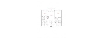 A floor plan of a house with labeled rooms.