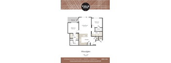 A floor plan for a property named Woodglen is displayed.
