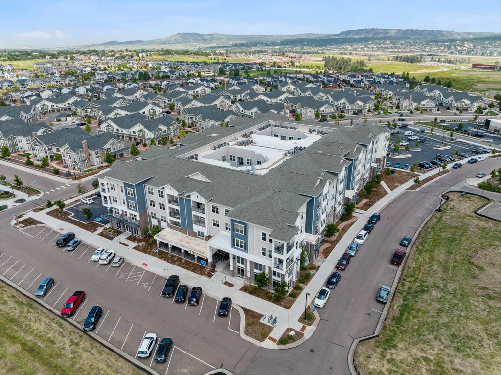 Talus Flats, Castle Rock, CO, Aerial Building
