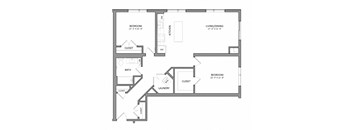 Canvas B1H | 2 Bed | 1 Bath