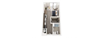 A small white bathroom with a toilet, sink, and a window.
