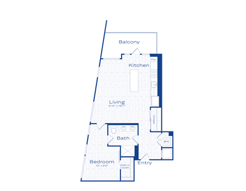 A blueprint of a house layout with labeled rooms.