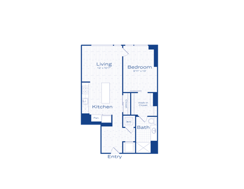 A blueprint of a house layout with labeled rooms.
